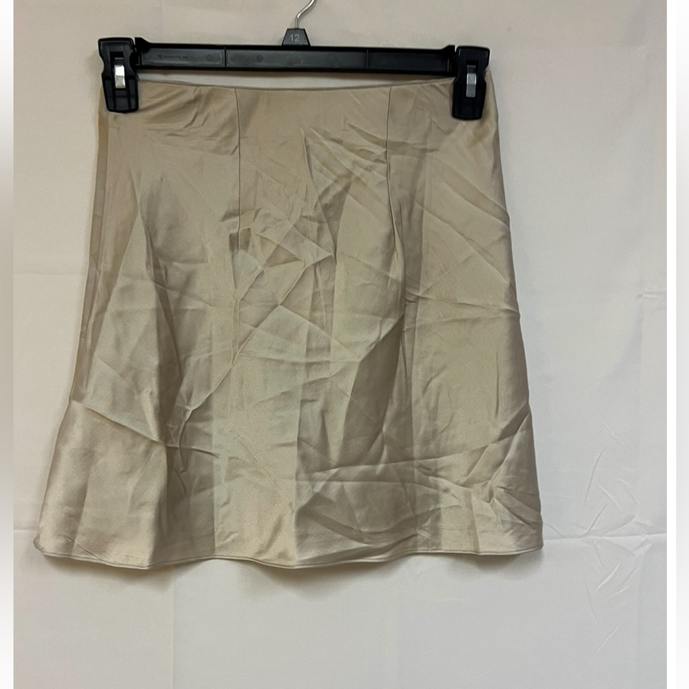 NEW QUINCE 100% Washable Silk Mini Skirt SIZE: S - Picture 5 of 9